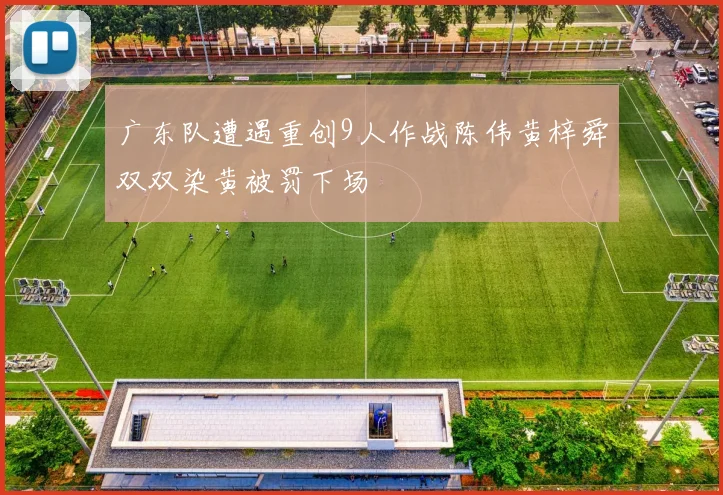广东队遭遇重创9人作战陈伟黄梓舜双双染黄被罚下场